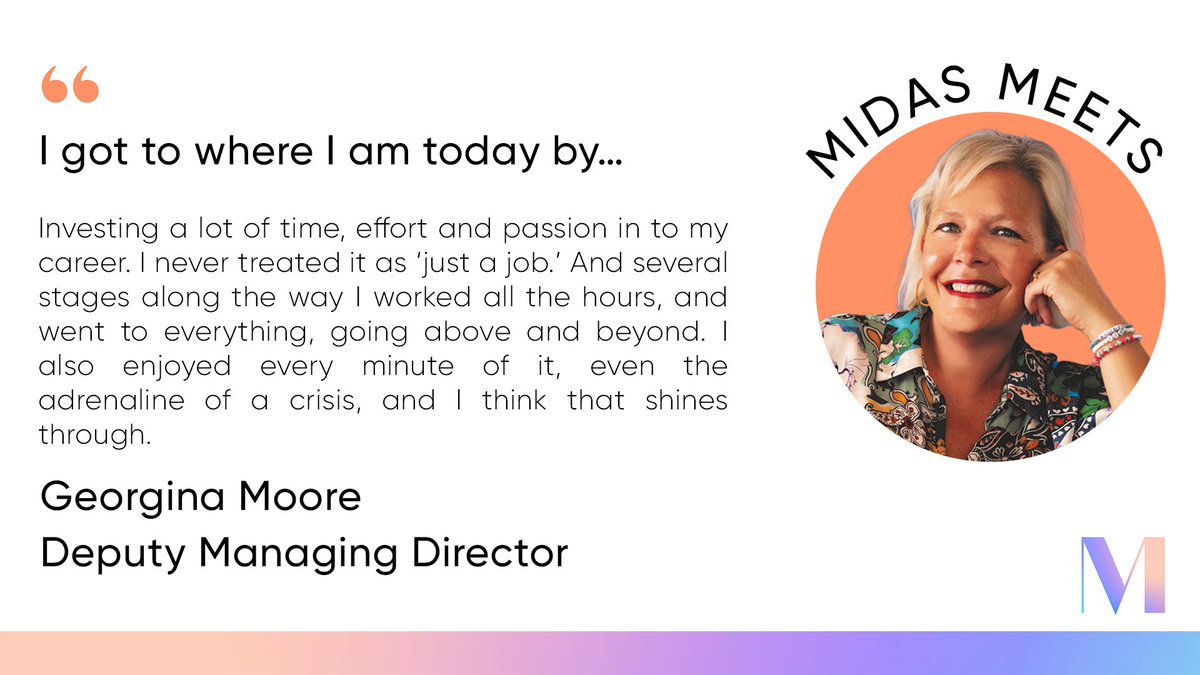 midascampaigns's tweet photo. "I never treated it as 'just a job'"
Be sure to also check out our #MidasMeets interview with @PublicityBooks, where she shares her words of wisdom for putting your own stamp on the industry.
#team #staffspotlight https://t.co/eUvC43Z2Vv