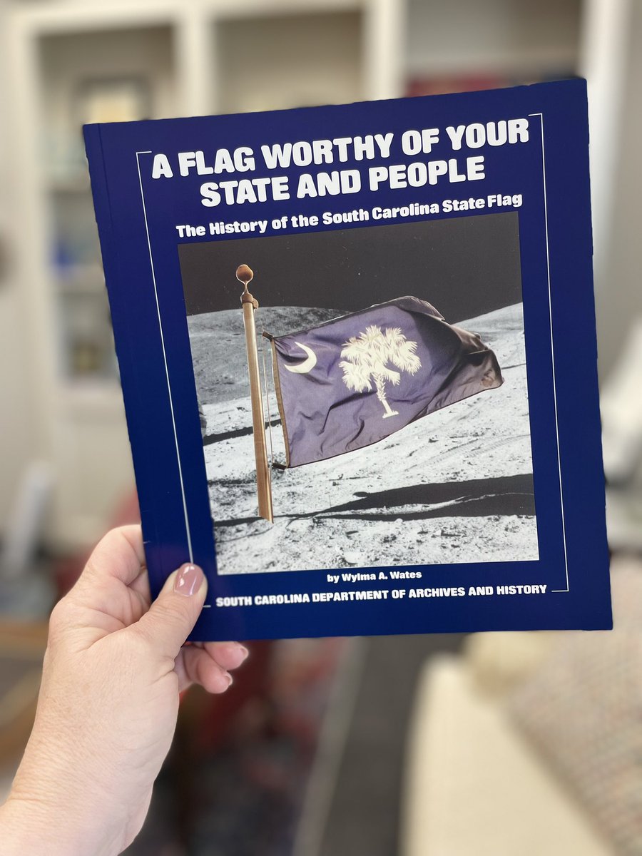 PenrySC's tweet photo. This morning we discussed the SC Flag bill S.88 in the Senate Veteran and Family Affairs Committee. Thank you @KatrinaShealy @SenatorShealy for these nifty books! #SC #Flag #Palmetto #Crecent #Penry2024 #SCSenate https://t.co/lHTDf2iCJn