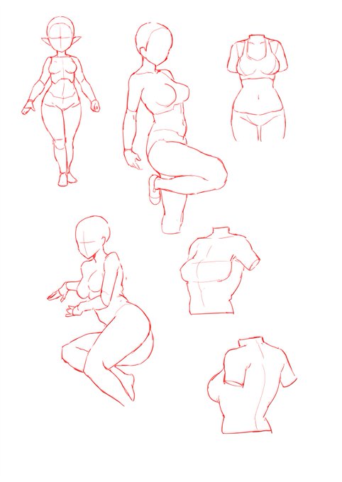 練習129日目
ちょっぴりHなおんなのこの描き方の模写 