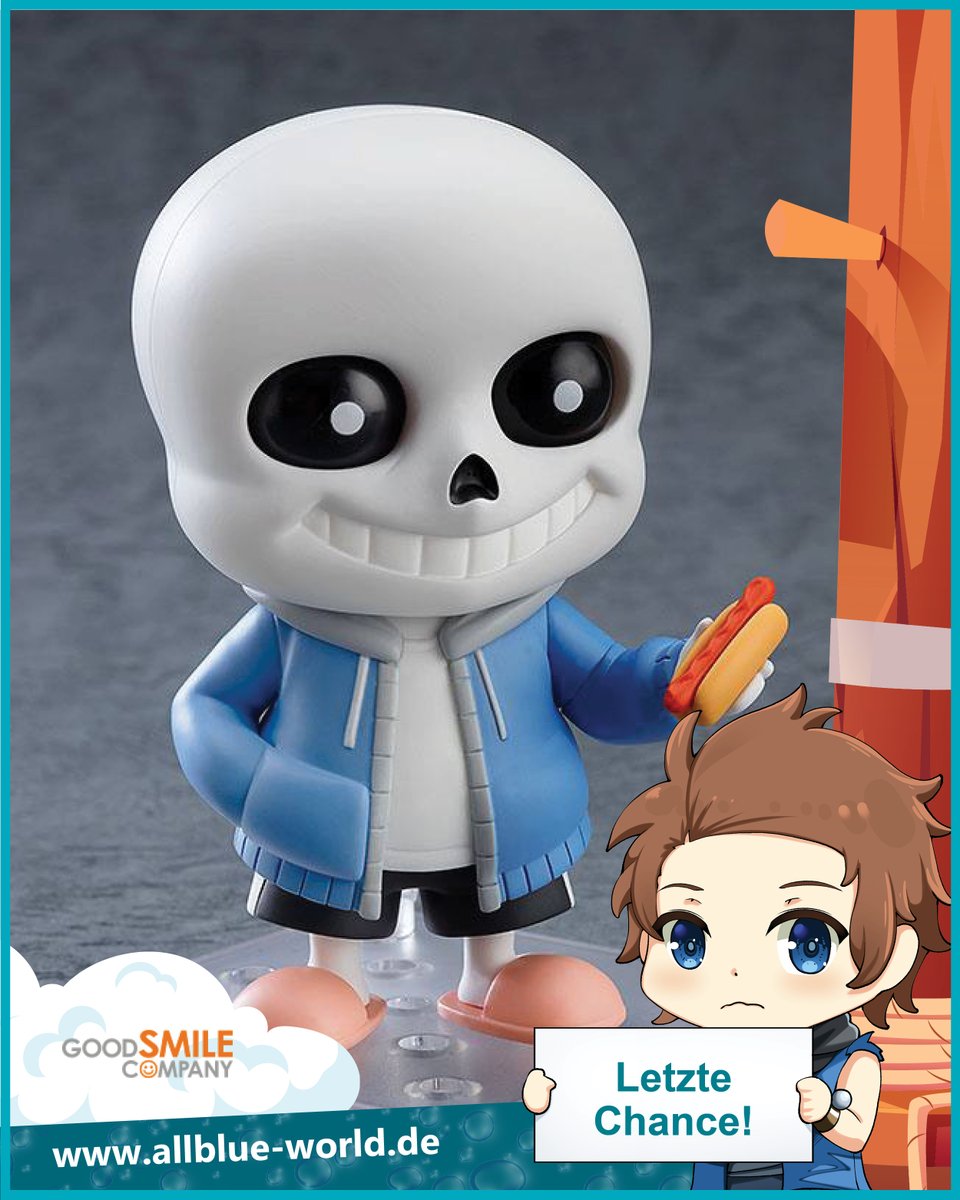 allblue_world's tweet photo. +++ Letzte Chance - auf Lager +++
Vom #GamingHit #Undertale haben wir die supercoole #Sans #Nendoroid bei uns auf Lager. Allerdings sind nur noch wenige Exemplare verfügbar. 💀

Sichere dir dein Exemplar gleich hier bei uns im Shop 🌝

https://t.co/p37Nd1PvIX https://t.co/VONWXQN0pZ
