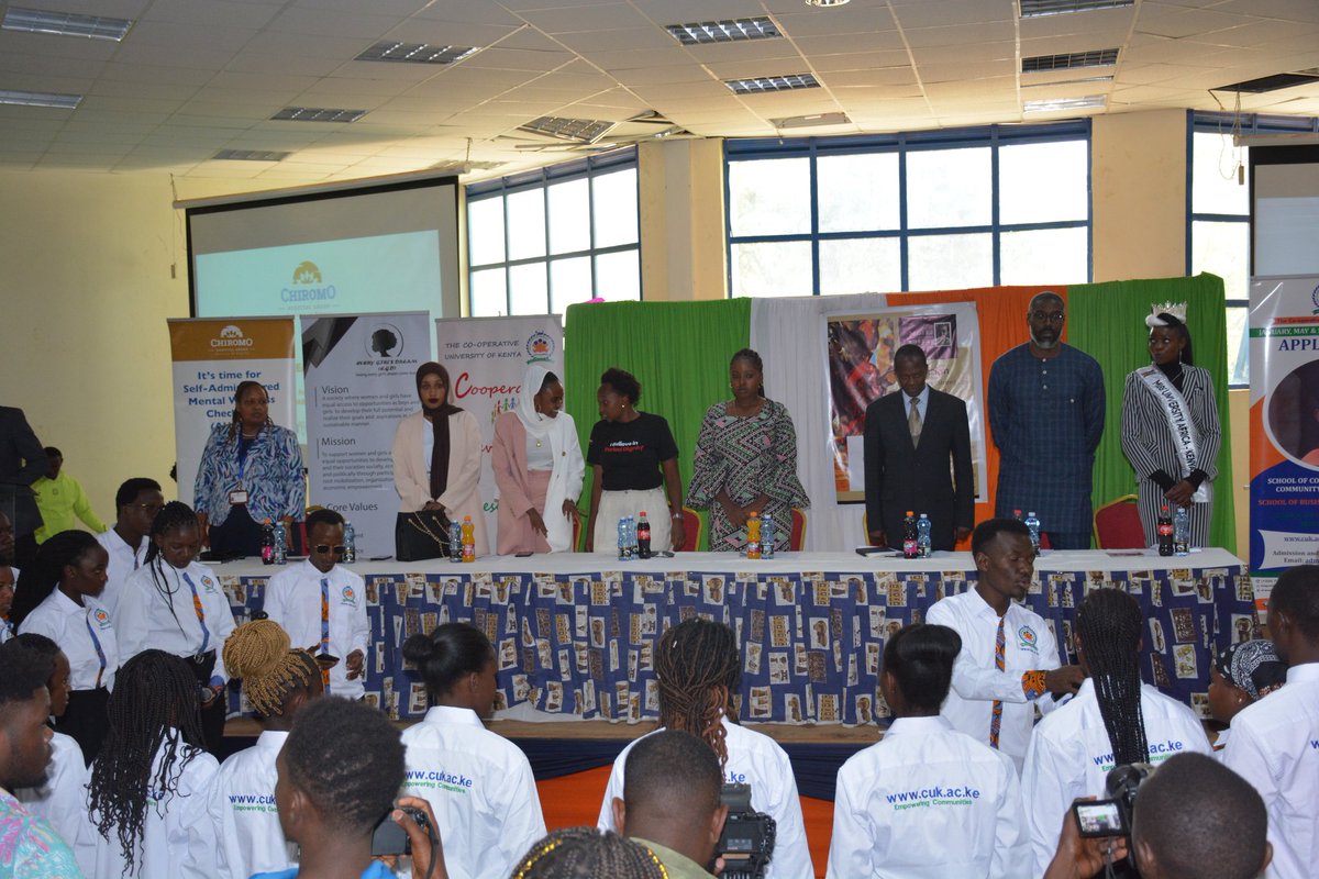 RobaAisha's tweet photo. Yesterday I had the honour to be one of the guest speakers at Coperative university of kenya for a toiletries and Pads drive. The occasion was graced by the first daughter of kenya @charlruto. #endperiodpoverty #menstraulhygienematters . @Mrobkoto @JanetMbugua @nadia_abdalla_ https://t.co/0Sxeguj5JO