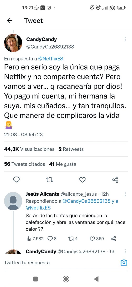 Del #AdiosNetflix lo que me quedo es esta maravillosa respuesta xD