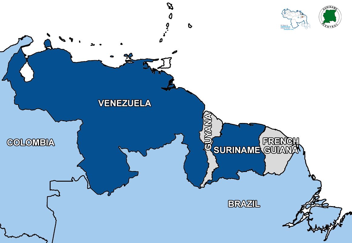 AntroCanal's tweet photo. Guyana vocifera que han logrado disminuir la publicación de su verdadero mapa.

Hagámosle saber que NO es así! #RT Comparte, difunde. 

#MiMapa NO se detiene! #EsequiboEsVenezuela #9Feb https://t.co/ZItRleM1he