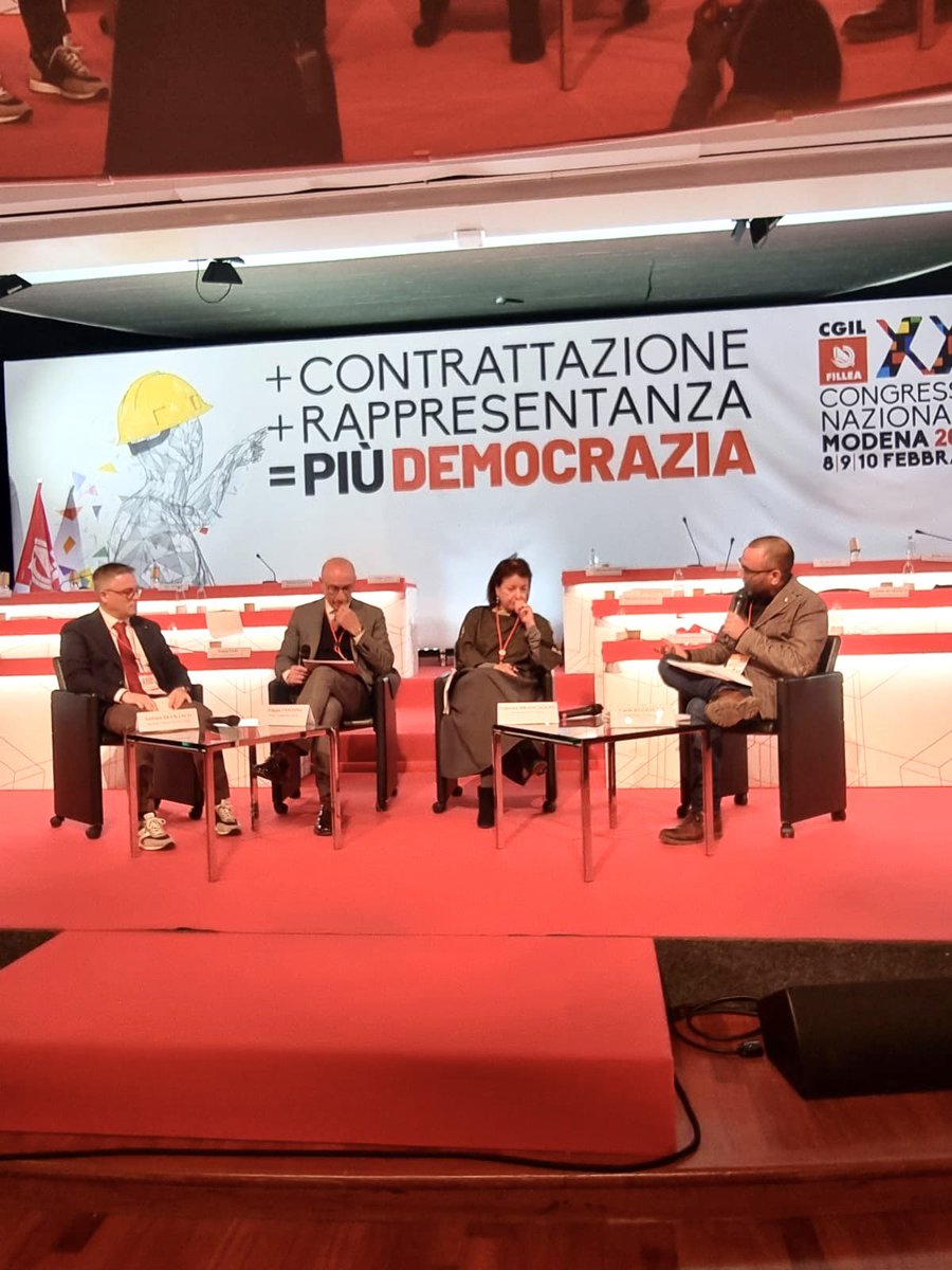 ancenazionale's tweet photo. Imprese e lavoratori insieme per dare un futuro migliore al Paese. Oggi la Presidente #Brancaccio al Congresso Nazionale @filleacgil a Modena https://t.co/1pDCNpwgKU
