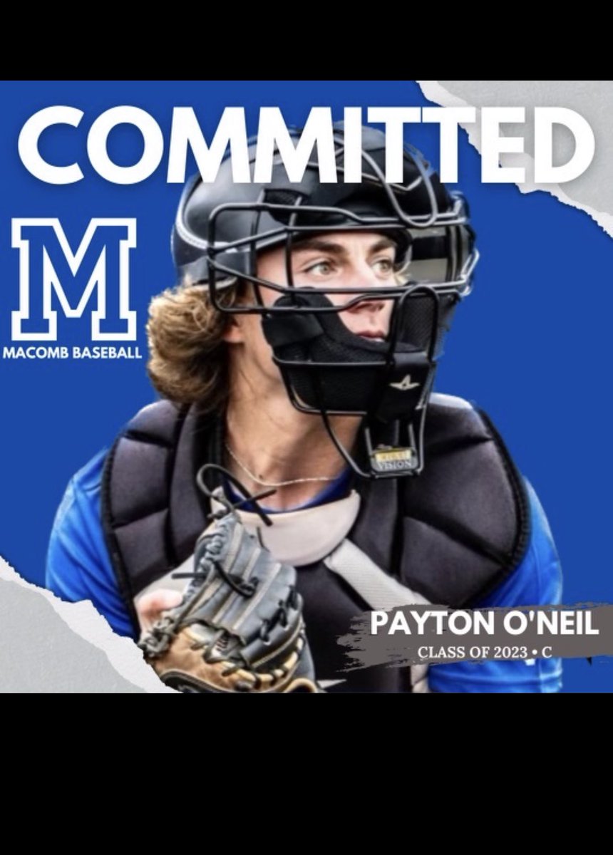 I am very excited to announce that
I will be continuing my athletic, and
acedemic career at Macomb CC. I would like to thank my family, friends, coaches, and
teammates that helped me get to where I’m at.