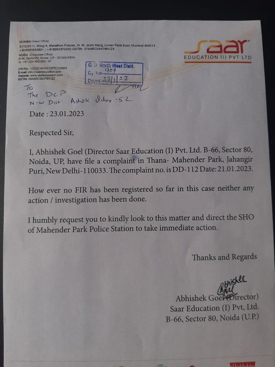 SAAR Education (I) Pvt Ltd tweet media