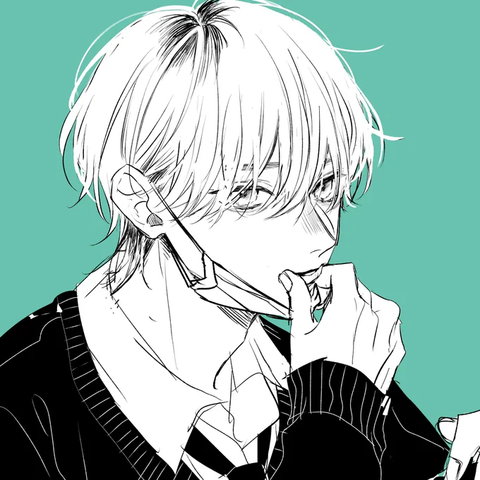 唇が荒れている人 