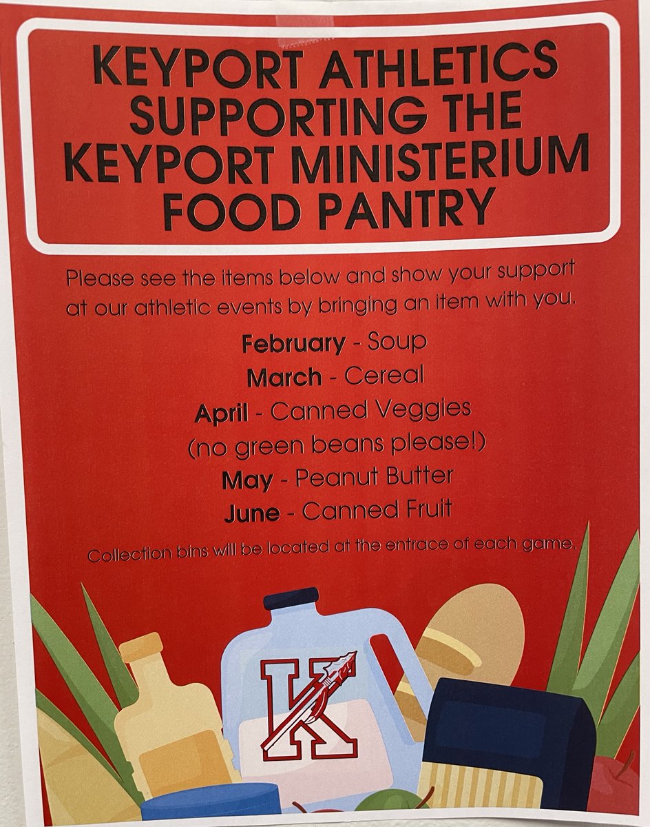 Help KHS Athletics support our local food pantry.
