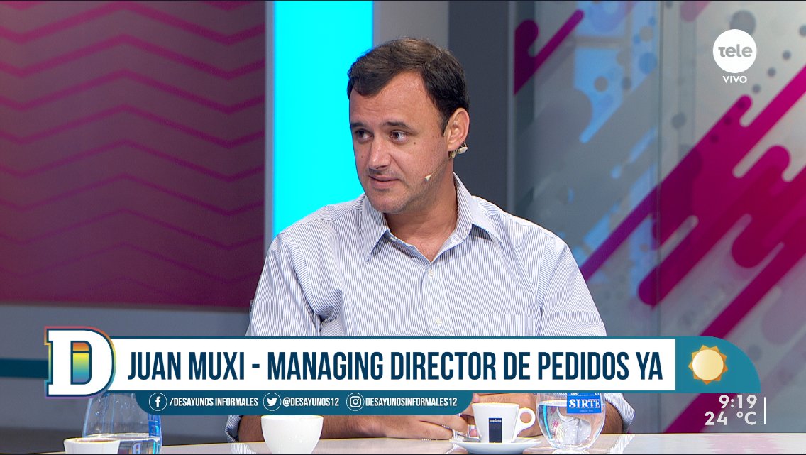desayunos12's tweet photo. ➡ Recibimos al managing director de Pedidos Ya, @JuanMuxi. y a @RTurturiello, abogado del equipo legal de la empresa 📺 @teledoce https://t.co/zVebbqvmgf