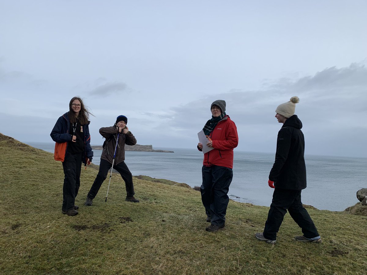 dhscolumba1400's tweet photo. This morning we have been out enjoying the fresh air on this beautiful island and discussing our values. #columba1400 https://t.co/yP1DRQJVqz