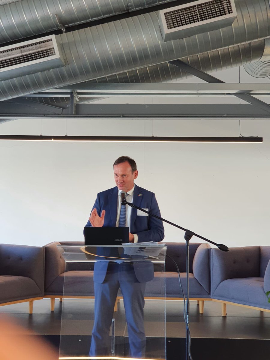 FrenchEmbassyZA's tweet image. On the sidelines of the #MiningIndaba, France and Germany held a symposium engaging in critical issues such as the just energy transition, sustainability, technology and the future of mining in Africa. @brgm_fr @FSACCI @GermanEmbassySA