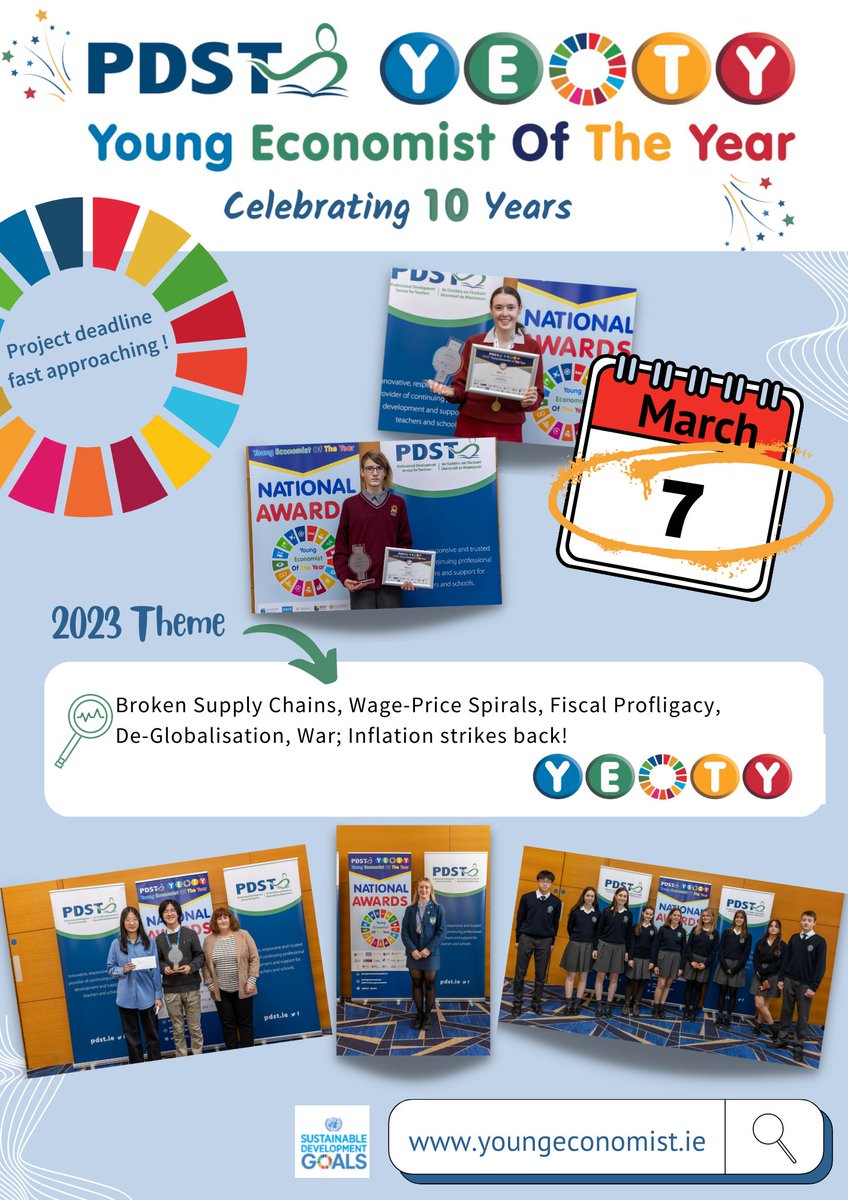 The countdown is on for this years project deadline!⏱️ We can't wait to see this years wonderful entries as #YEOTY celebrates its 10th anniversary🎉