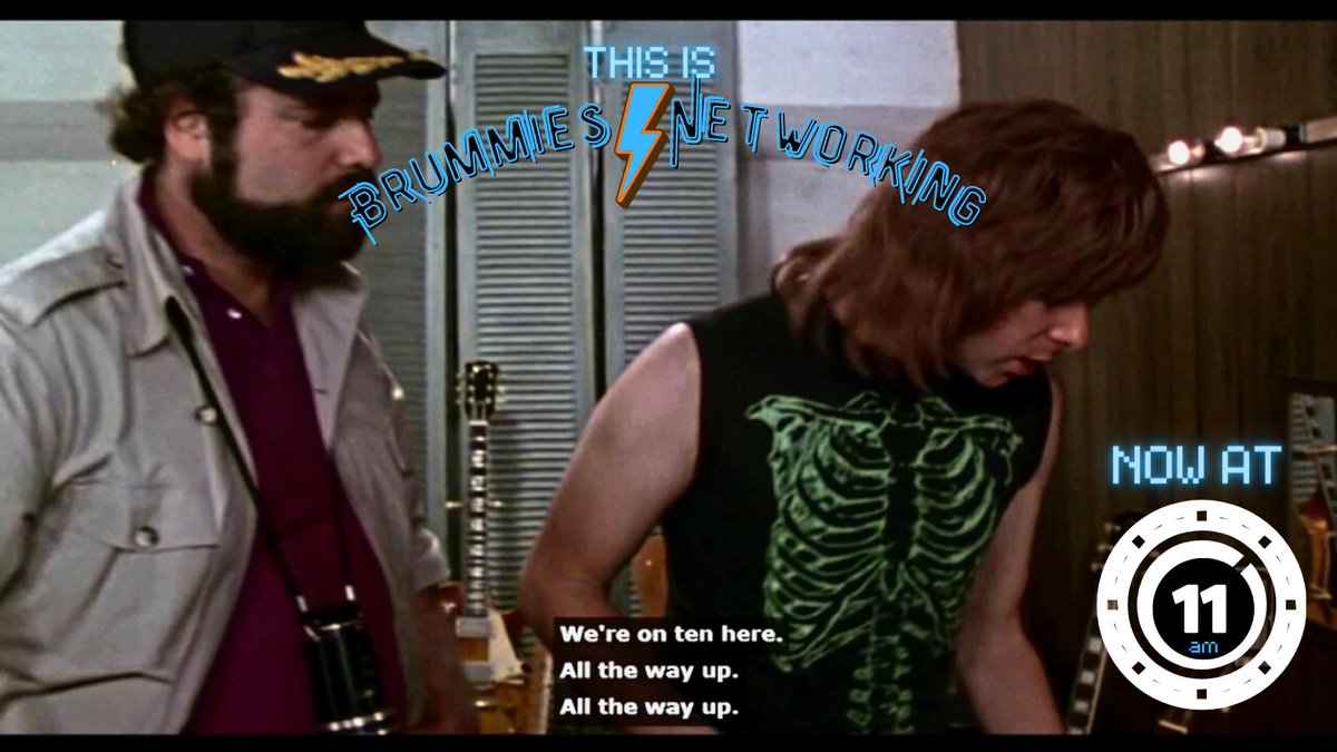 Yesterday we announced a new time for our events ongoing. (Casino revised their opening hours). So all future events will now be 11am-1pm. Just like our friends in Spinal Tap, we were at 10.......but now, we're cranking it up to 11! #businessnetworking #birmingham #events