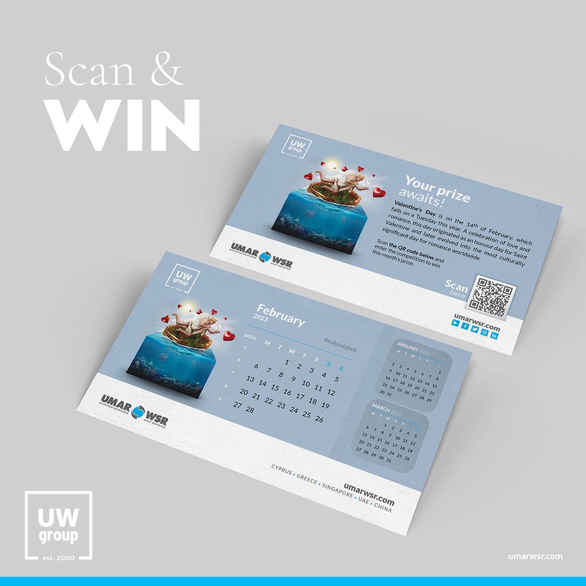 uw_umarwsr's tweet photo. Have you scanned our February QR code
yet?🤔
👉🏼Grab your UW Group calendar and scan to win!🙌🏼

🌐https://t.co/32IFE6vHqA

#UMARWSR #UWGroup #ShipRepairs
#MarineEquipment https://t.co/xRSAho0ebO