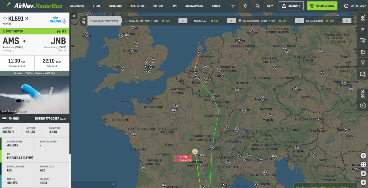 AIRLIVE on Twitter "UPDATE KL591 will return to Amsterdam https