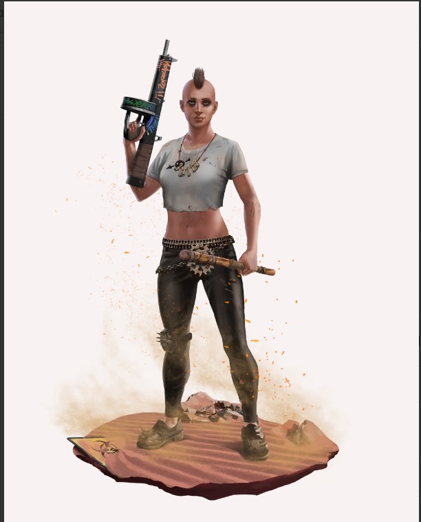 angelfriend81's tweet image. #MeltdownNFT 
#CharacterContest
She&apos;s name is amy
I used to be a gymnast, but now I&apos;m a warrior. she is the best sniper