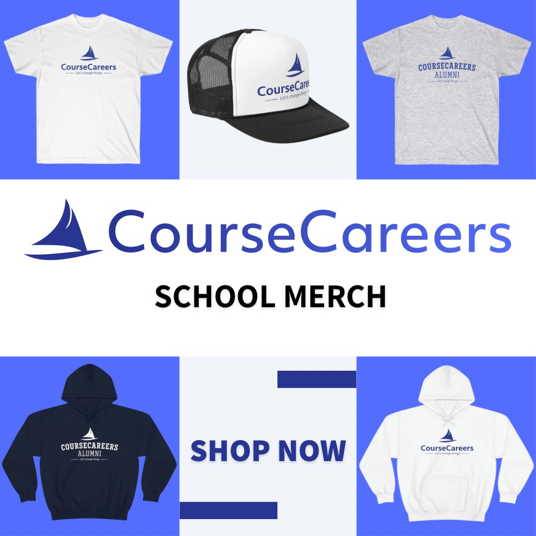 CourseCareers's tweet photo. #LetsChangeThings
Itโs time to rep your school with pride!
visit our merchandise website and purchase your favorites today.
https://t.co/U2VtMN3CC8
#coursecareers #tech #techsales #informationtechnology https://t.co/wuU3eQY5fy
