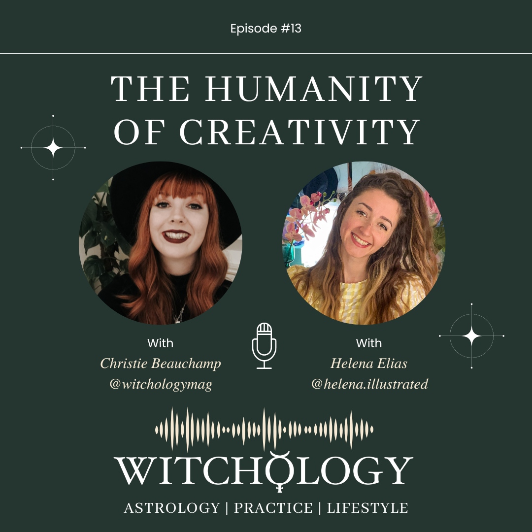 ✨Episode 13 ✨
This week's guest is the ethereal Helena Elias. This week, Helena is sharing her journey with her art, and how this invited her into the world of witchcraft. We also consider what it means to be human and our inherent creative natures, and questioning what this...