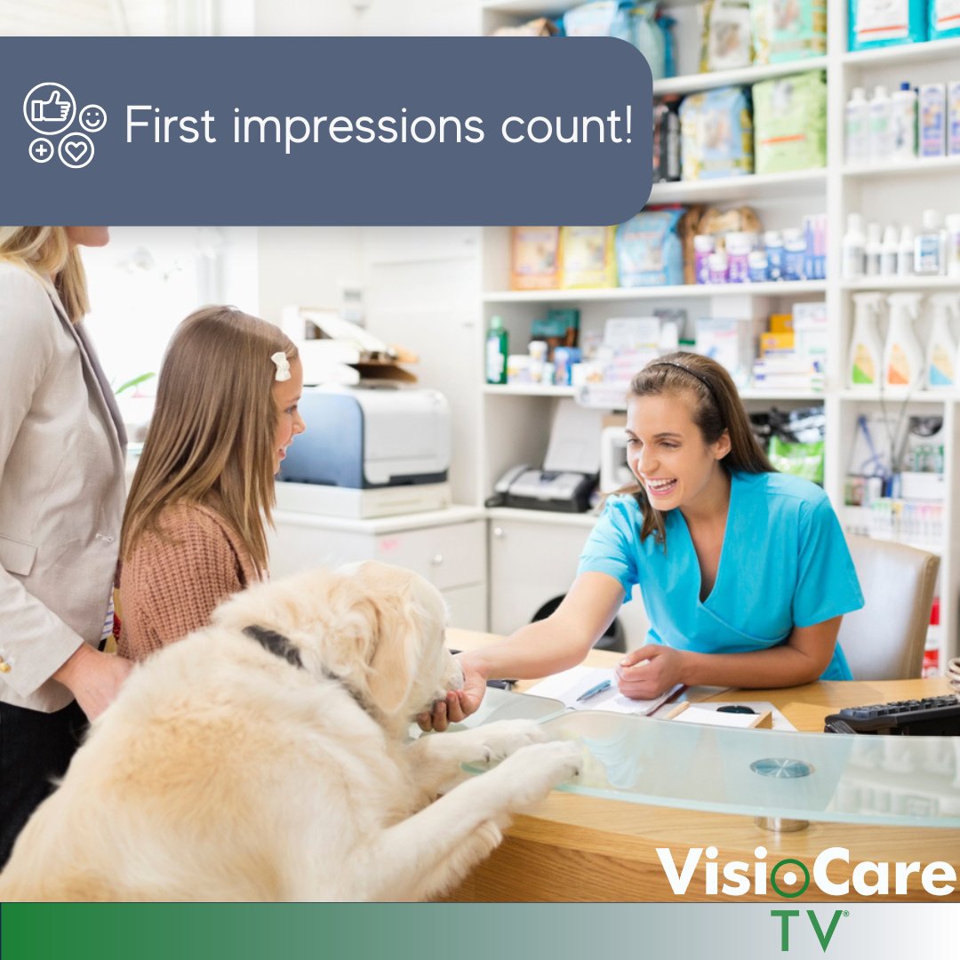 𝗙𝗶𝗿𝘀𝘁 𝗶𝗺𝗽𝗿𝗲𝘀𝘀𝗶𝗼𝗻𝘀 𝗰𝗼𝘂𝗻𝘁!

Visiocare TV creates the ultimate practice waiting room experience while providing practice information including wait times and informative pet owner videos from our vast library. 
Find out more here 🔗
visiocareservices.co.uk/products/visio…