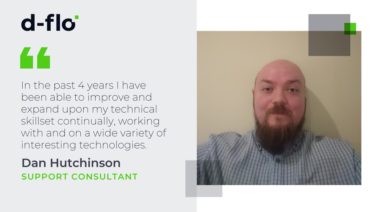 dfloLimited's tweet photo. National Apprenticeship Week! 

Meet Dan from our graduate trainee developer programme and now Solutions Consultant and a key member of the d-flo technical team developing some of the crucial communication solutions for our incredibly important clients. 

#NAW2023 #SkillsForLife https://t.co/QiY1XxHLcb