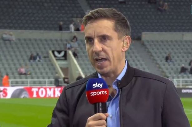 Magpie24_7's tweet photo. Gary Neville on #NUFC finishing in the top 4:

"I think they are hanging on. And I just don’t think that they will be able to do that as the season goes on. I don’t think they will finish in the top four." 

#NUFCFans https://t.co/TqMRksVLH5