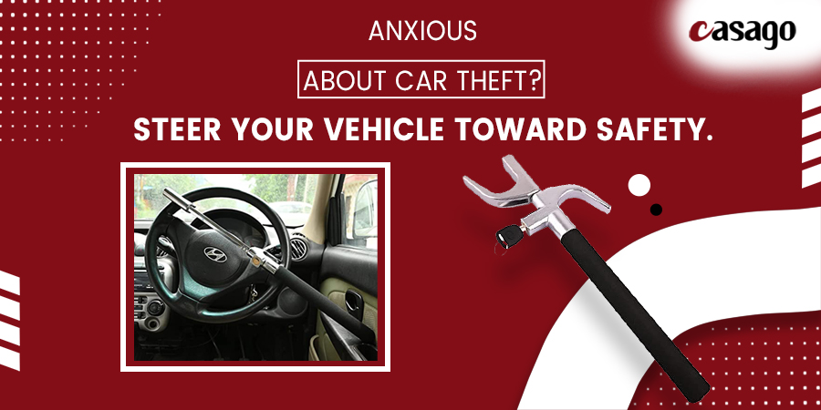casagostore1's tweet image. Protect your vehicle from being stolen frequently with Casago's anti-theft U-shaped car steering wheel lock.

#automobiles #steeringlock #carlock #cartheft #vehiclesafety #safety #shopnow #Amazon
