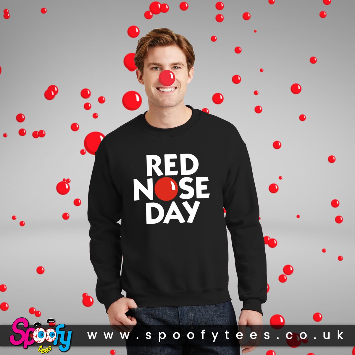 spoofyteesuk's tweet photo. Red Nose Day Jumper Comic Relief Trendy Gifts Red Nose Day Party Wear Sweatshirt. 

Starting from £23.99 only.

Shop Our Awareness Designs 🙌 only @spoofyteesuk 

👉 https://t.co/9hcYqucp5F

#RedNoseDay #NationalPizzaDay #SWEATSHIRTS #spoofytees #rednosedaygift #Awareness #gift https://t.co/XLNeOcsg70