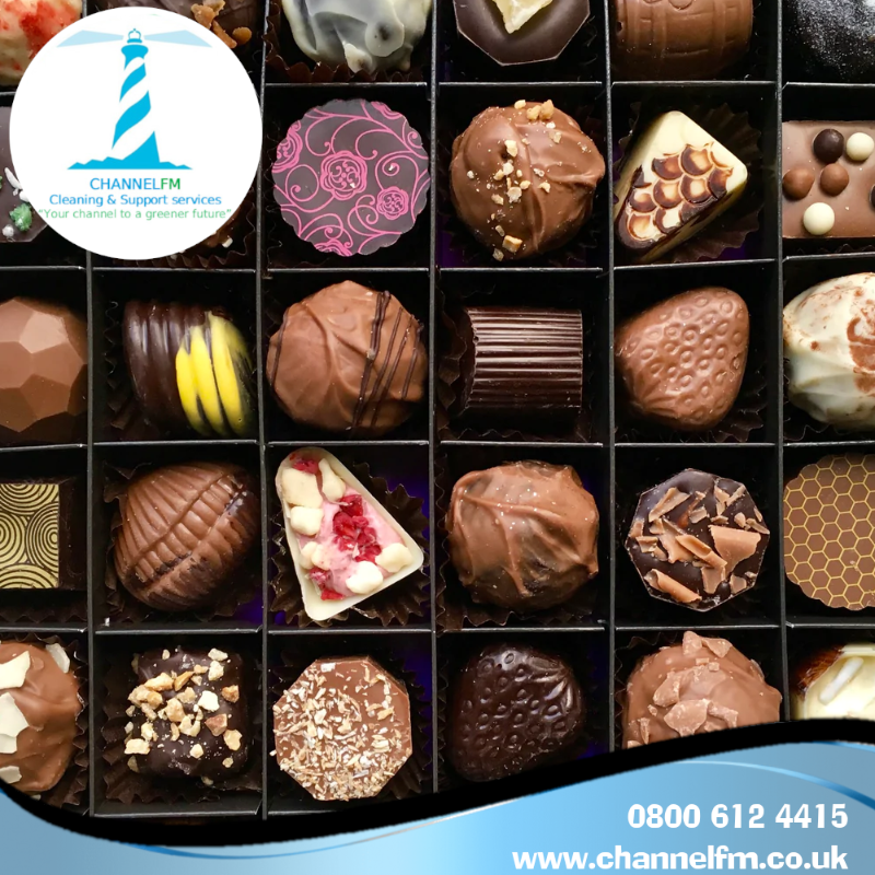LtdCfm's tweet photo. Today is #NationalChocolateDay so let's have a bit of #fun.

What are your #favourites and what ones are you hoping to receive on #ValentinesDay?

__________
☎️ 0800 612 4415
📧 info@channelfm.co.uk
#YourChannelToAGreenerFuture
#EcoFriendly #CommercialCleaning #GreenCleaning