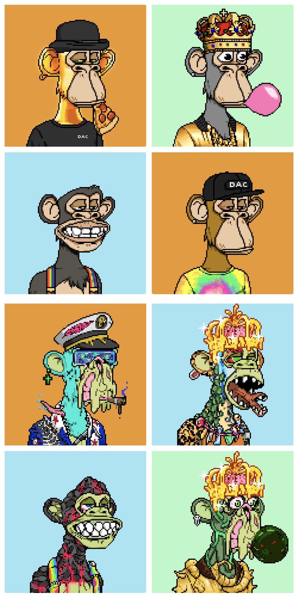 <a href="/BoredApeYC/">Bored Ape Yacht Club 🍌</a> <a href="/DegenApeClub/">Degen Ape Club 🦍㊙️</a>  we got more good stuff on Bnb chain.