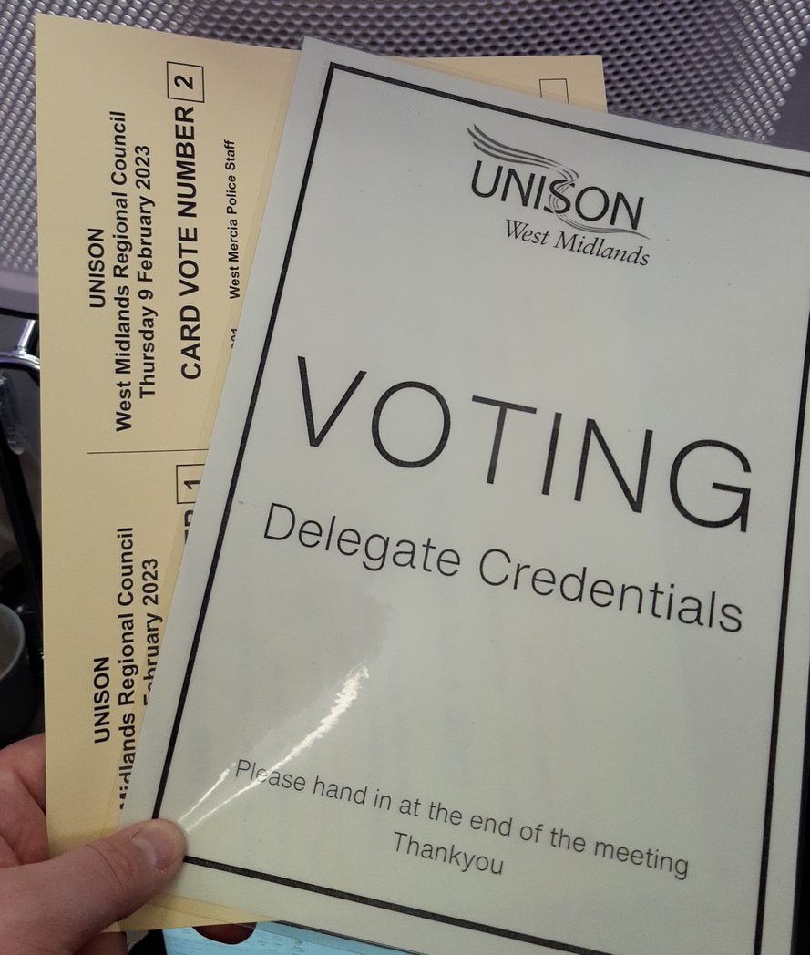 BranchSecWMP's tweet photo. Im at the West Midlands Regional Council today voting on your behalf on matters of Regional Policy #unison #representingmembers https://t.co/rqhXLKlxOS