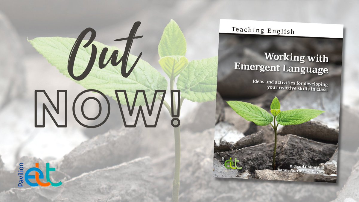 Out now: Working with Emergent Language! This book raises awareness of what emergent language (EL) is, highlights its importance and makes the case that focusing on EL is an essential part of learning a language. Order yours: pavpub.com/pavilion-elt/t… #EmergentLanguage #ELT