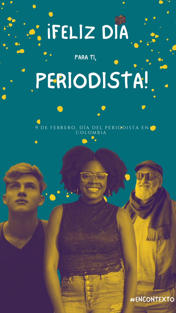 AmericaContexto's tweet photo. ¡Feliz día del periodista para ti! Es y será una profesión indispensable en la sociedad. 
#Díadelperiodista #EnContexto #Febrero9 https://t.co/ubgftqMlBF