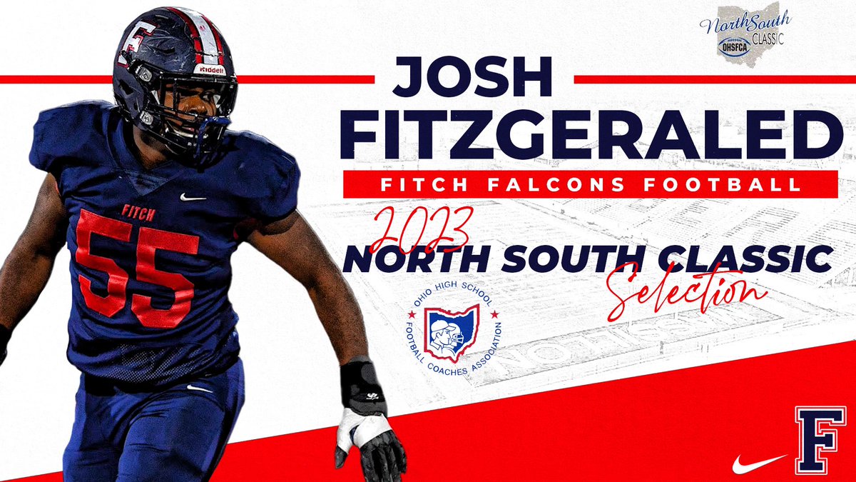 Congrats to <a href="/JoshFitz_55/">Joshua Fitzgerald</a> , who was selected to play in the North-South All-Star Football Classic this spring! 

Fitzgerald was selected as an OL on the Division I-III North Team. 

The game will be played April 29th at Paul Brown Tiger Stadium in Massillon.