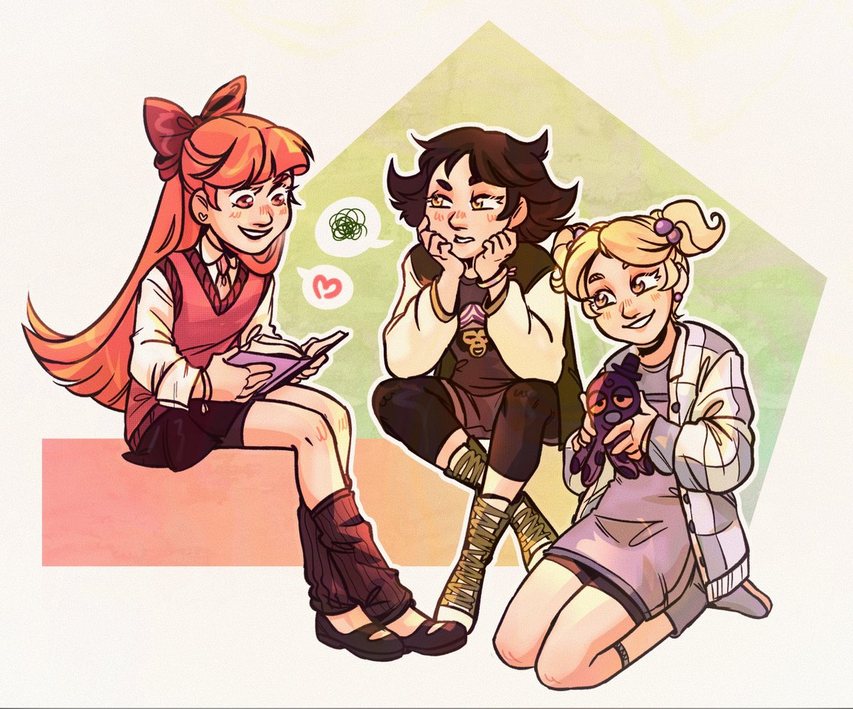 violetwitchhh's tweet photo. I loved this show when I was a kid. Damn I still love it-

 #ThePowerpuffGirls #PowerpuffGirls #blossom #bubbles #buttercup #ppg #digitalart https://t.co/jmy8nXxdgJ