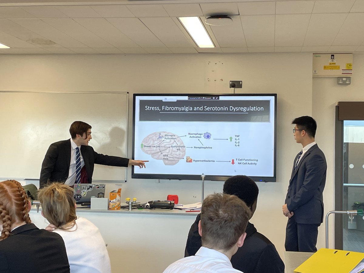 Our brilliant L6th Biologists delivered some fantastic presentations that explored Biology beyond the limitations of the A Level specification. Topics included fibromyalgia, equine herpes virus, prions and the science of immortality! #biology #alevelbiology #science