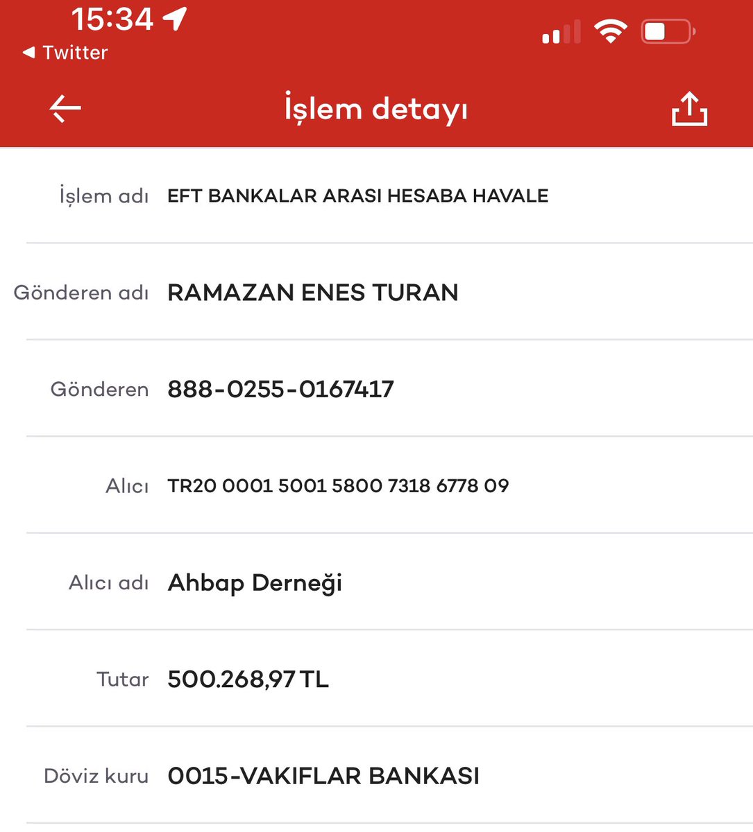 Ben ve eşim adına <a href="/ahbap/">Ahbap</a> derneğine 500.000 TL daha yolladık. Herkesi yardıma çağırıyorum. Bıkmadan, usanmadan… Yardım gönderenler teşvik amaçlı dekontlarını paylaşabilir.