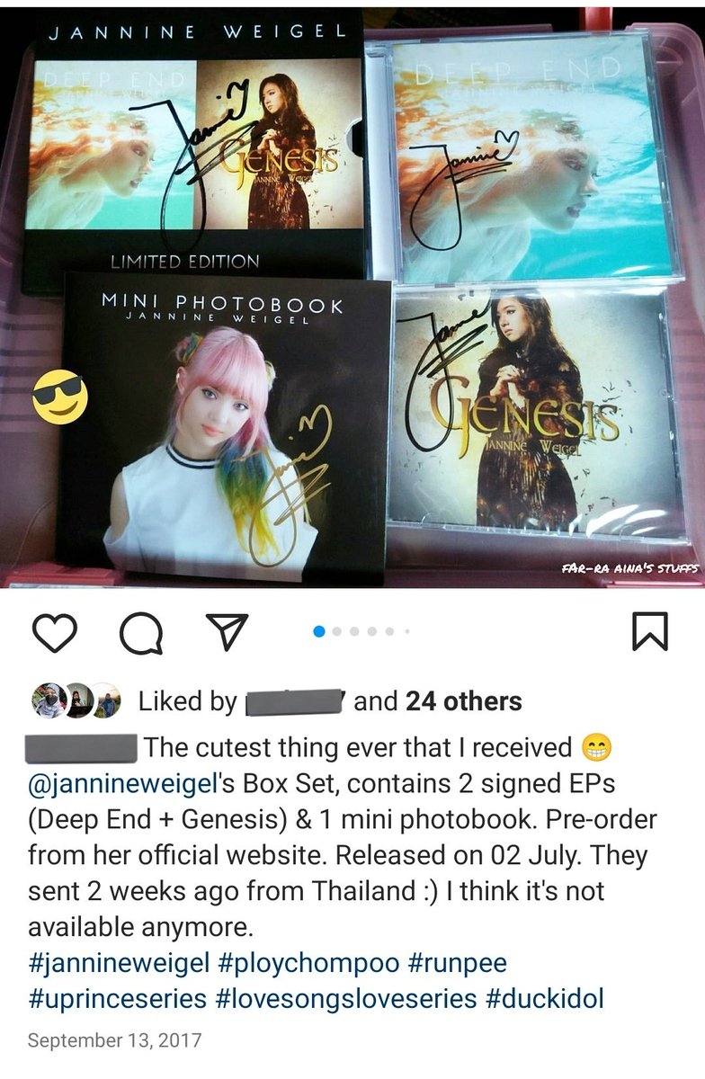 missfarraaina2's tweet image. wait, already more than 5 years ago 😱 (i sent gift to her too 😁)

#jannineweigel #ploychompoo #ลอยชมพู