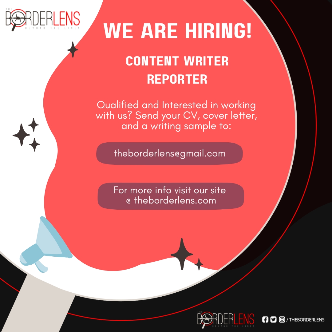 theborderlens's tweet image. We are looking for Reporters and  Content Writers based out of Guwahati, Itanagar, Imphal and Shillong to join our team and enrich our platform with articles and stories.
Visit our site for more info at - theborderlens.com 

#jobvacancy #contentwriterjob #content #reporters