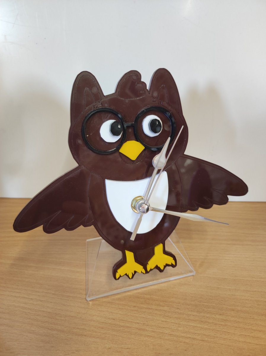 Some of the brilliant children's clocks  finished this week by GHa. I have loved seeing the creativity these pupils have put into their designs for a younger target audience. Bright, colourful outcomes with lots of fab learning opportunities in the workshop and in using CAD CAM.