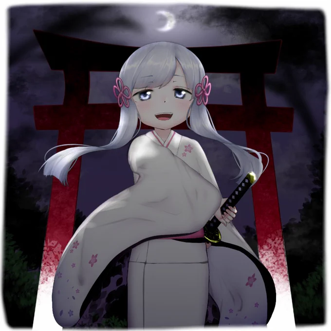 #見た人も無言で剣を構えた何かをあげる 