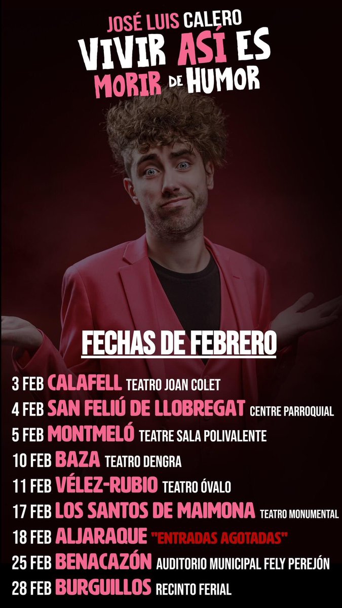 ¡¡ÚLTIMO DÍA DE VENTA DE ENTRADAS ANTICIPADAS!! 

Consíguelas en: Laboratorio Ibarra - Admin. De Loterías El Abuelo - Autotaller JuanLu - Restaurante Venta el Olivar - Bar Central - Casa de la Cultura. 

También reserva por BIZUM  al número de la hermandad:

623 42 71 05