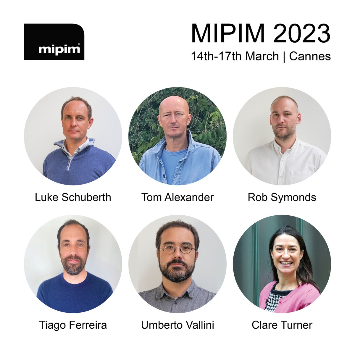 We're going to MIPIM 2023!

This year Aukett Swanke will be represented by Luke Schuberth, Tom Alexander, Rob Symonds, Tiago Ferreira, Umberto Vallini, and Clare Turner, and they would be delighted to see you there.

Please get in touch to arrange a meeting!