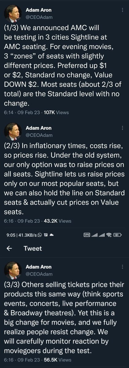 rmeestudios's tweet image. This is the most corporate speak, one sided argument I&apos;ve ever seen. Screw #sightline and leave us alone. Everything doesn&apos;t have to be a microtransaction w/variable pricing.

&quot;Well all the other theaters in the area are raising their prices so we are just keeping up with the…