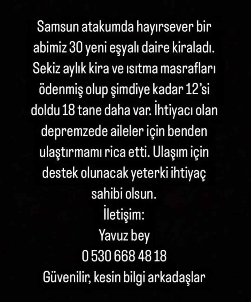 Tubainn1's tweet photo. #AhbapDernegi
#samsun #depremsondakika #Turkey #atakumbelediyesi #HatayıKaderineTerkEtme #OguzhanUgur #HalukLevent https://t.co/TVRhpDZ8Bb
