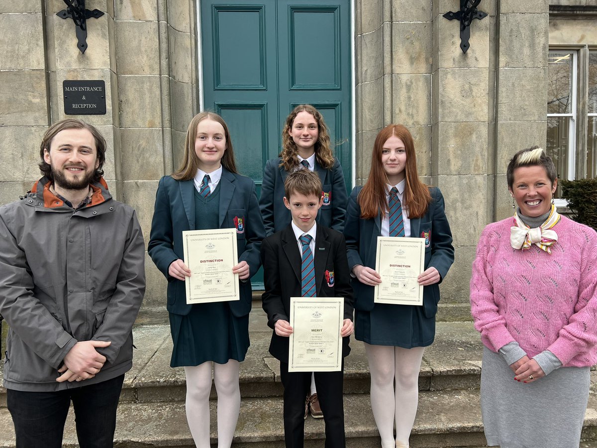 Congratulations to some of Mr Richard Wilson's guitar pupils who achieved excellent results in their exams.  Well done, Lucy Grossmann, Finn McGarry, Holly Rice and Sarah Hylands on your merit and distinctions!