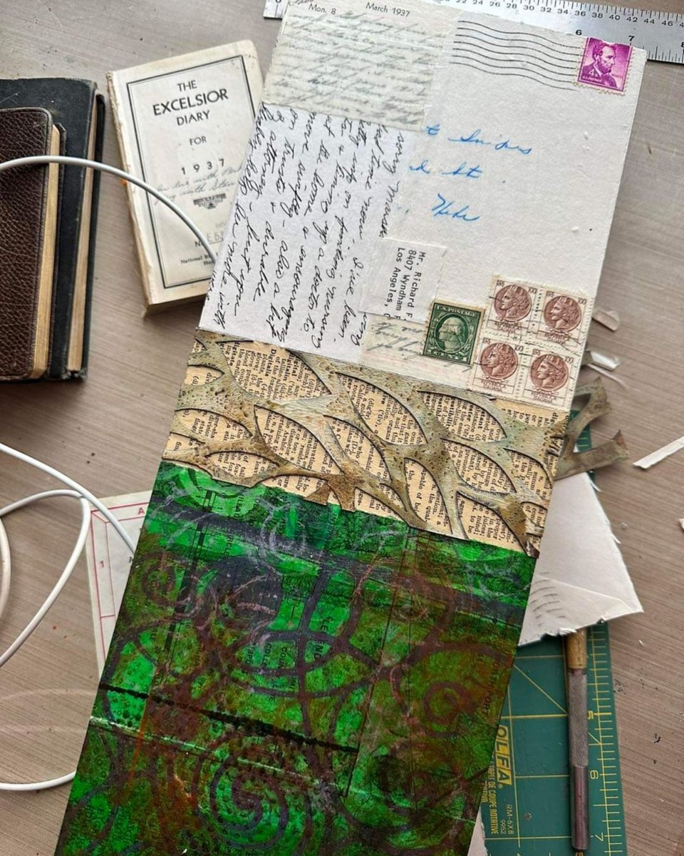 Joggles's tweet photo. Elizabeth St Hilaire using Creative Cuts to make a great mixedmedia background.
Shop here: https://t.co/Au4PbXeokd
#createwithjoggles
#joggles #jogglesdotcom #mixedmedia #journal #artjournal #junkjournal #mixedmediajournal #cardmaking #handmadecards #papercrafts https://t.co/gWQ3Wul67Q