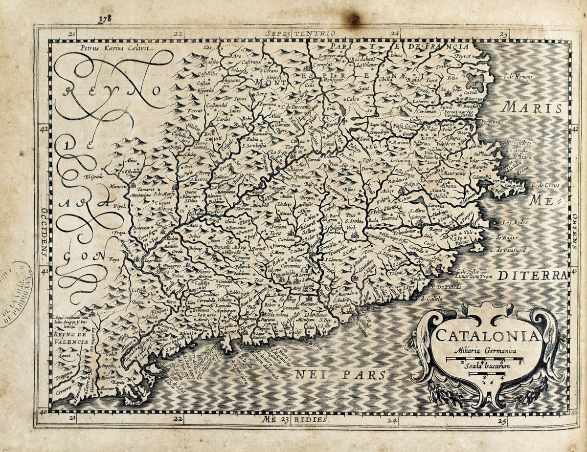 bibperpignan's tweet photo. Cartes et atlas dans les collections anciennes : 
Mapes i atles en les col·leccions antigues 
expo 1er étage. Salle Patrimoine. 
Aujourd'hui, La Catalogne dans l'Atlas de G. Mercator publié en 1630. 
Jusqu'au 4 mars. Visite commentée à la demande.
#Catalunya #CatalunyaNord #Atlas https://t.co/VZGzEGQM1L