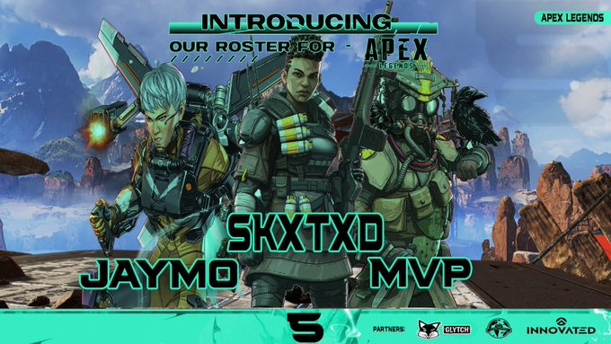 SpireJaymo's tweet photo. Announcement time. Your looking at 1/3 of The new #apexLegends Team for @TeamSpireGGs
@Skxtxd_
@mvp_fps
Thank you to everyone involved for this opportunity! https://t.co/BugO4VuGdO
