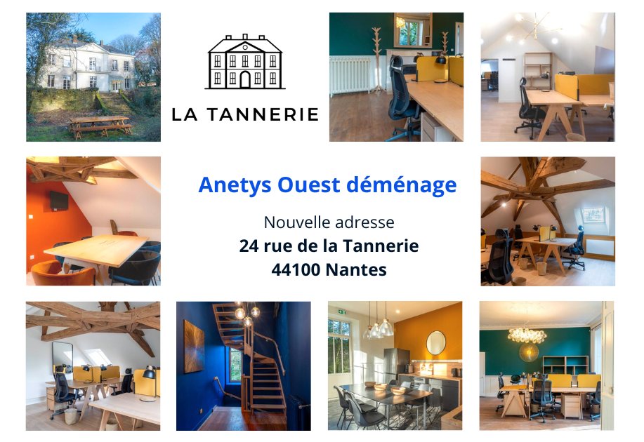 Nextedia's tweet image. #demenagement
Nouveaux bureaux pour nos équipes Nantaises !
@Anetys_FR  Ouest s'installe dans les espaces de La Tannerie, au cœur du quartier de #chantenay.
#collaborateurs, #clients, #partenaires, retrouvons-nous dès maintenant dans ce nouvel espace de travail.