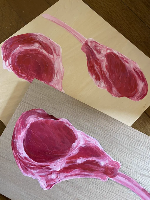 あ!!!!今日肉の日じゃないか!!!肉はいいよね、赤いし好きだな#肉の日 